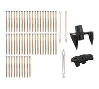 Aboiled Kit di riparazione del pavimento, niente più cigolii. Il kit elimina il cigolio del pavimento, si adatta alla maggior parte dei pavimenti in legno duro e per la riparazione permanente di