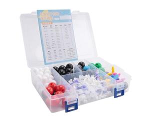 Aboiled Kit per modellini molecolari, set per prodotti chimici molecolari organici, elementi atomici per lezioni, kit strutturale