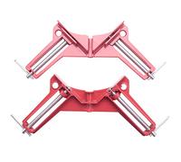 Aboiled Morsetti angolari 3 2 pezzi a 90 gradi ad angolo retto per la lavorazione del legno, metallo, vetro fai da te, quadro Jig, Quick Grip Light Duty