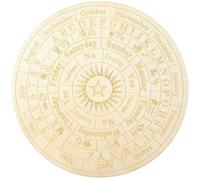 Aboiled Tavola da pendolare a , in legno, per canne da auguri, per la divinazione, per messaggistica metafisica