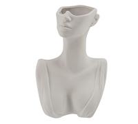 Aboiled testa umana viso fiori ritratto vaso fiori nordici vaso ornamento statua in ceramica casa