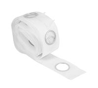 Aboiledy 5M Nastro per Tende con Occhielli, 40 Anelli Fettuccia per Tende, Curtain Eyelet Tapes Anelli per Tende, Nastro Arricciante Occhielli per Tende