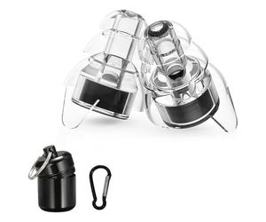 Aboiledy Tappi per le orecchie per concerti, tappi per le orecchie per motociclette, tappi per le orecchie Zound, per festival, musica e feste, con borsa per il trasporto per concerti