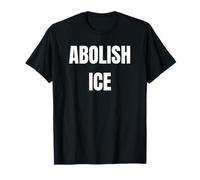 Abolish Ice Bold Protest Graphic Tee for Justice Now USA Act Maglietta