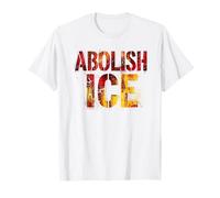 Abolish Ice | Slogan di protesta Politica - Grunge Maglietta