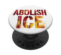 Abolish ICE | Slogan di protesta politica - Grunge PopSockets PopGrip Adesivo