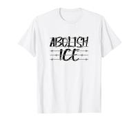 Abolish ICE Spinato Wire protesta & Resistere supporto immigrati Maglietta