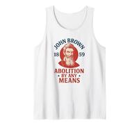 Abolizione di John Brown con Qualsiasi Mezzo 1859 Storia Canotta