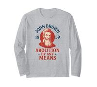 Abolizione di John Brown con Qualsiasi Mezzo 1859 Storia Maglia a Manica