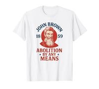 Abolizione di John Brown con Qualsiasi Mezzo 1859 Storia Maglietta