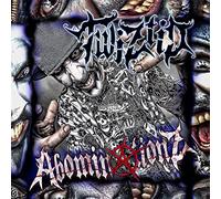 abominationz (twiztid 25th anniversary) (transparent red/black smoky marble vinyl)