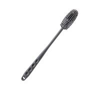 Abonda Spazzola per Bottiglie Lunga con Supporto | Spazzola per Bottiglie in Silicone con Manico Lungo | Touch No Scratch Cup Cleaner con Manico Lungo, Senza BPA, per la Pulizia di Bottiglie Sportive
