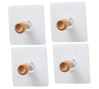 ABOOFAN 1 set Ganci Per Asciugamani Da Piscina Traccia Ganci Per Da Per Bagno Ganci Da Adesivi Il Wc Ganci Adesivi Per L'Asciugatura 4 pezzi