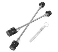 ABOOFAN 1 Set Leva a Sgancio Rapido Antifurto Mtb Spiedino Di Bloccaggio Per Ruote Per Mountain Bike Spiedino Di Bloccaggio Della Mtb Gruppo Tondo Sbrinatore Metallo