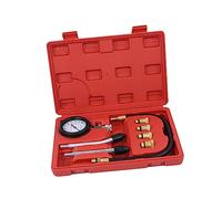 ABOOFAN 1 set Manometro per Compressore Multi per Auto e con Adattatore Tester Compressione e Rilevatore Perdite per Kit con Custodia Moldata e Misurazioni