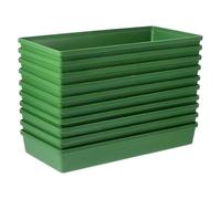 ABOOFAN 10 pezzi Base per Composizioni Floreali in Plastica Ciotole Stabili per Fiori Freschi e Artificiali Vassoio per Spugna Floreale per Matrimoni e Feste