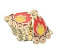 ABOOFAN 10 Pezzi Ciondoli Pendenti a Forma di Fiamma per Creazione Gioielli Decorazioni Resistenti allo Sbiadimento per Collane Bracciali e Orecchini Artigianato Raffinato Finitura