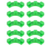 ABOOFAN 10 Pezzi Clip Pieghevoli a 90 Gradi, Supporto Verde in Plastica | Riutilizzabili, Riposizionabili, per Luce AI Germogli, Migliorano L'aria, Orto e Aiuole