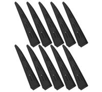 ABOOFAN 10 Pezzi Coprilama per Coltello da Cucina in Plastica Nera, Fodero Ventilato e Portatile per Mannaia e Coltello da Sbucciatura, Protezione per Cucina Professionale e Picnic