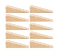 ABOOFAN 10 Pezzi Cunei Fermaporta in Legno Blocchi Stabili Antiscivolo con Piede Diagonale per Porte Fermaspi Fferi Resistenti e Duraturi per Uso Interno ed Esterno