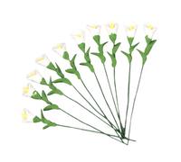ABOOFAN 10 Pezzi Mini Calla Lily in Resina e Ferro per Scena