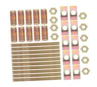 ABOOFAN 10 Set Connettori Mezza Quattro per Mobili in Legno per Montaggio Rapido Letti Armadi e Tavoli Struttura in Ferro Installazione Facile e Resistente