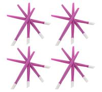 ABOOFAN 100 Pezzi Bastoncini Spingi Cuticole in Gomma per Manicure Professionale, Strumento la Pulizia delle Cuticole e Applicazione Decorazioni, Penna Leggera per Nail Art e Cura