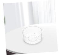 ABOOFAN 100 Pezzi Portacandele Plastica Trasparente Tondi Base per Tea Light Riutilizzabili e Compatti per Feste Matrimoni e Decorazioni Casa