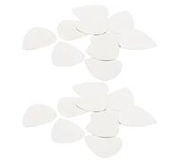 ABOOFAN 100pezzi Plettri per Chitarra in Acciaio Inossidabile di Plettri Liscio Adatti per Chitarra Acustica Elettrica e Basso Finger Style per Rock Jazz e Principianti