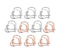 ABOOFAN 10pezzi Fermaglio Forma di Cuore Graffette Resistenti e Antiscivolo Piccoli Fermagli Carini per Capelli Accessori per Capelli per Donne Artiglio Cuore per Festa Dell'amore