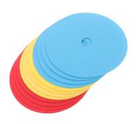ABOOFAN 12 Coni Piatti per Calcio da 15 Cm Fori Antiscivolo, Marcatori di Agilità Colorati per Allenamento Calcio, Basket e Esercizi all’Aperto, Set da 12 Marcatori per Campi Sportivi