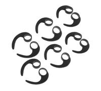 ABOOFAN 12 Pezzi Auricolari Gommini in Silicone Nero Ricambio 10mm Supporto per Attività Fisica e Workout per Cuffie In-ear