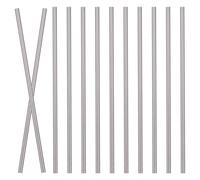 ABOOFAN 12 Pezzi Set di Pioli in Acciaio Inox per Pannelli di Bloccaggio | Strumento Versatile e Portatile, Installazione Facile, per Tavole Fori, Argento, Uso in Studi e Casa