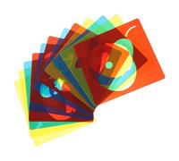 ABOOFAN 12 pezzi Stencil per Disegno in Plastica Forme di Frutta e Verdura per Arte e Artigianato su Carta Tessuto Legno Muro