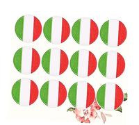 ABOOFAN 12 pezzi Toppe Rotonde Ricamate Bandiera per Abbigliamento Decorazione e Riparazione Moda Patch DIY per Vestiti Cappelli e Borse Colorate