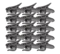 ABOOFAN 15 Pezzi Clip per Microfono da Colletto in Plastica, Fermagli per Cavi Microfono, Supporti per Filo Auricolari, Clip Piccole per Abbigliamento, per Riunioni e Presentazioni