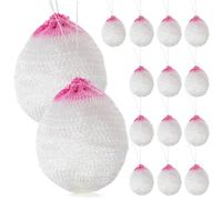 ABOOFAN 15 Pezzi Lanterna Mantelle in Rayon Rosso Grande U-Shaped per Campeggio Escursionismo Illuminazione Esterna Resistente e Durevole per Lampade Gas