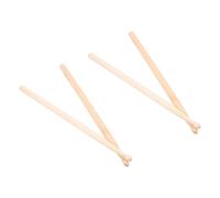 ABOOFAN 2 Paia Bacchette per Batteria in Acero per 295X14Mm Bacchette per Strumento a Percussione Design Corto Resistenti e Pratiche per Uso Didattico e Principianti