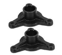 ABOOFAN 2 Pezzi 23 mozzo dell'asse posteriore ruota go kart mozzo posteriore andare mozzi kart accessori di ricambio atv parti atv Lega di alluminio Black