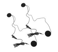 ABOOFAN 2 pezzi Auricolari per Casco con Microfono Cuffie Audio Ergonomiche per Vocale Chiamate e Compatibili con La Maggior Parte Dei Caschi Installazione Facile