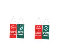 ABOOFAN 2 Pezzi Cartello Porta Doppia Faccia Open Closed Commerciale Resistente per Negozi Uffici Ristoranti Visibilità Design e Funzionale per Orari Apertura