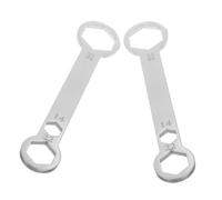 ABOOFAN 2 Pezzi Chiavi per Frontale e Posteriore Strumenti Resistenti per Smontaggio e Regolazione Assi Ruota Attrezzi Compatti per Manutenzione e Riparazione Motociclette