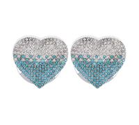 ABOOFAN 2 pezzi Copertura Protettiva per Pulsante Avviamento Auto Zinc Alloy con Strass da Decorazione Interni Auto Facile Installazione Resistente AI Graffi Design Elegante e Raffinato
