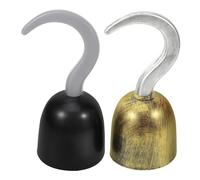 ABOOFAN 2 Pezzi Ganci Da Pirata Capitan Uncino Gancio In Plastica A Mano Accessori Per Costume Da Pirata Per Oggetti Di Scena Per Feste Cosplay Di Natale Di Halloween