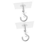 ABOOFAN 2 Pezzi Gancio sospendere per Zanzariera da Soffitto Resistente teli protettivi Facile da Installare contro le zanzare in casa