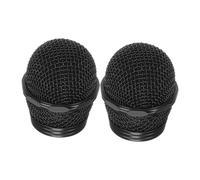 ABOOFAN 2 pezzi Microphone Grill Replacement in Metallo per Microfoni Ktv e Studio Testa Sferica Antispruzzo per Migliorare Chiarezza Audio e Ridurre Disturbi Plosivi