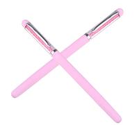 ABOOFAN 2 pezzi Penna Nail Art Dotting Rosa per Cristalli Strumento Manicure Preciso per Unghie Naturali Finte Acriliche e Pedicure Accessorio Decorazione DIY per Uso Professionale e Casa