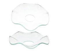 ABOOFAN 2 Pezzi Protettore Trasparente Cera Decorativa per Fluttato Facilita La Pulizia e Mantiene Puliti Gli Spazi