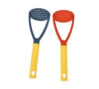 ABOOFAN 2 Pezzi Schiacciapatate Manuale Utensile Ergonomico per Purè e Frutta Facile da Gadget per Verdure e Purè Colori Blu e