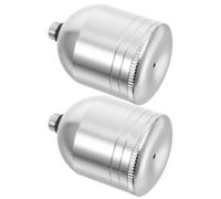 ABOOFAN 2 Pezzi Spray Cup di Ricambio per Aerografo 10ml in Metallo Argento
